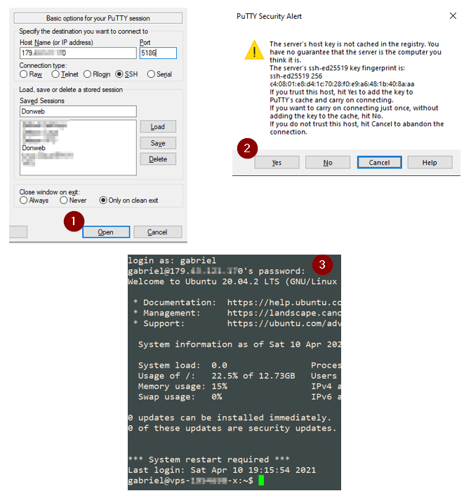configuracion inicial servidor ubuntu 22.04 acceder con nuevo usuario