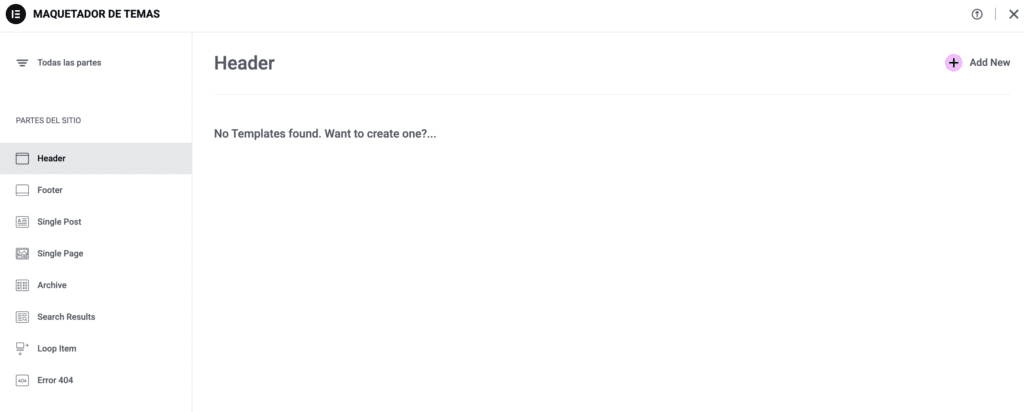 Cabecera fija en Elementor-3