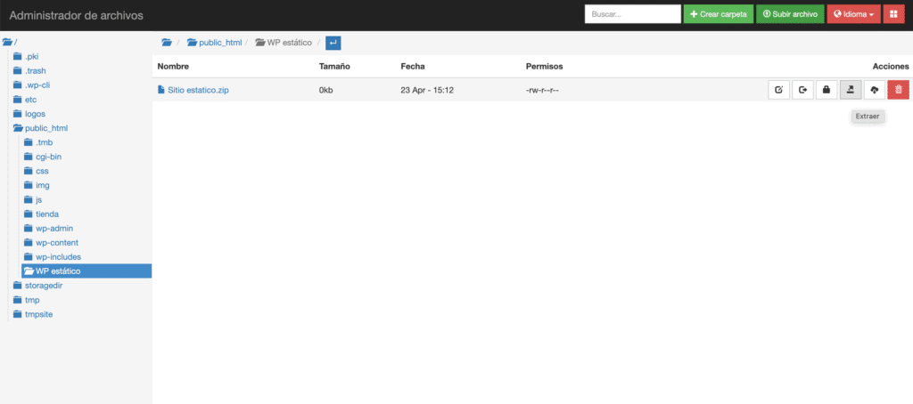 Convetir WordPress en estatico-5