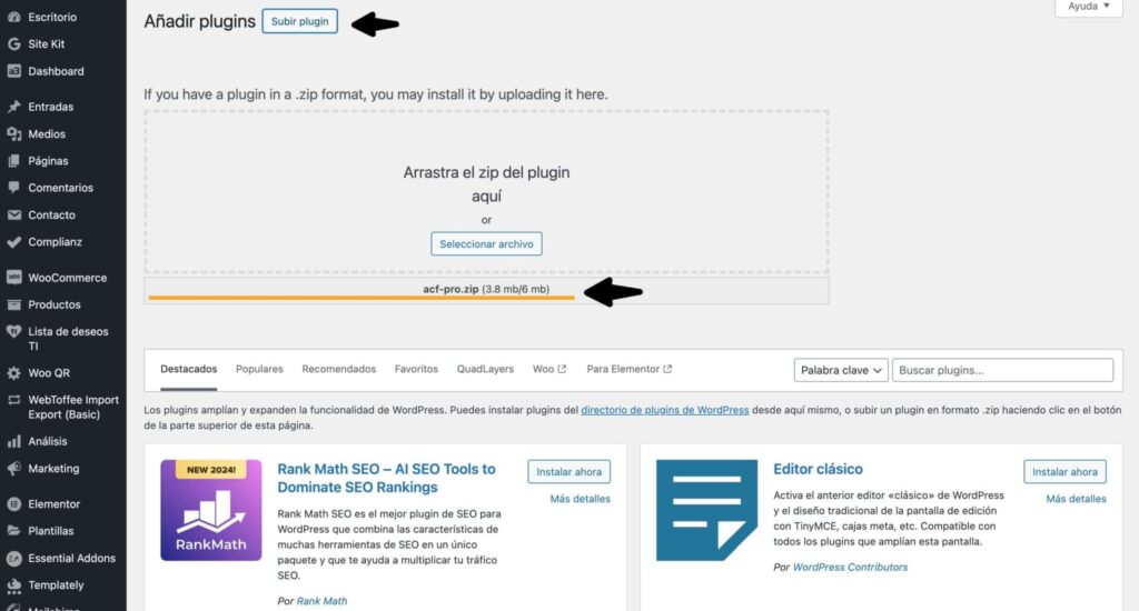 Subir plugins sin restricciones, independientemente de su tamaño 4 Subir plugins sin restricciones-3